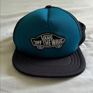 Vans Teal and Black Cap